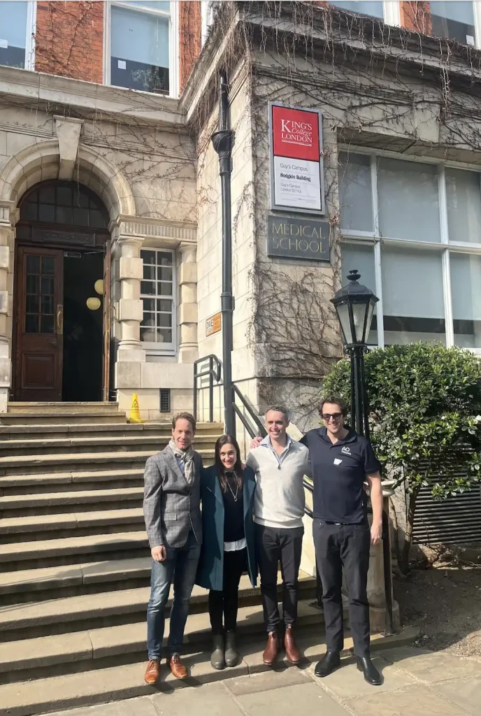 Dr Nicholas Jorgensen discussing cases with colleagues